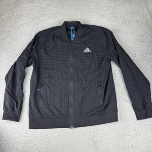 adidas climalite jacket vented Men's Size Large Full‎ Zip Track Soccer Workout